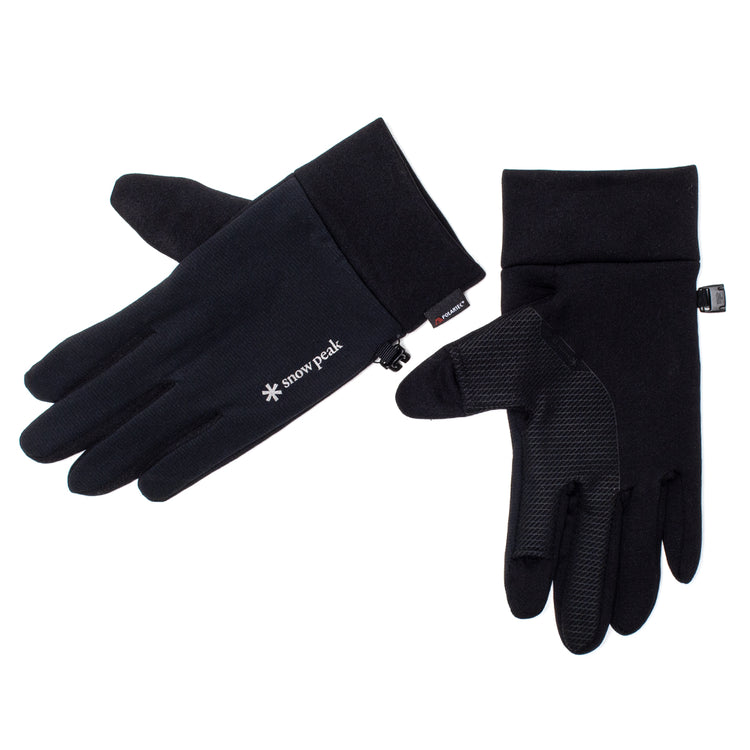 Snow Peak - Polartec Power Stretch Gloves
Color : Black