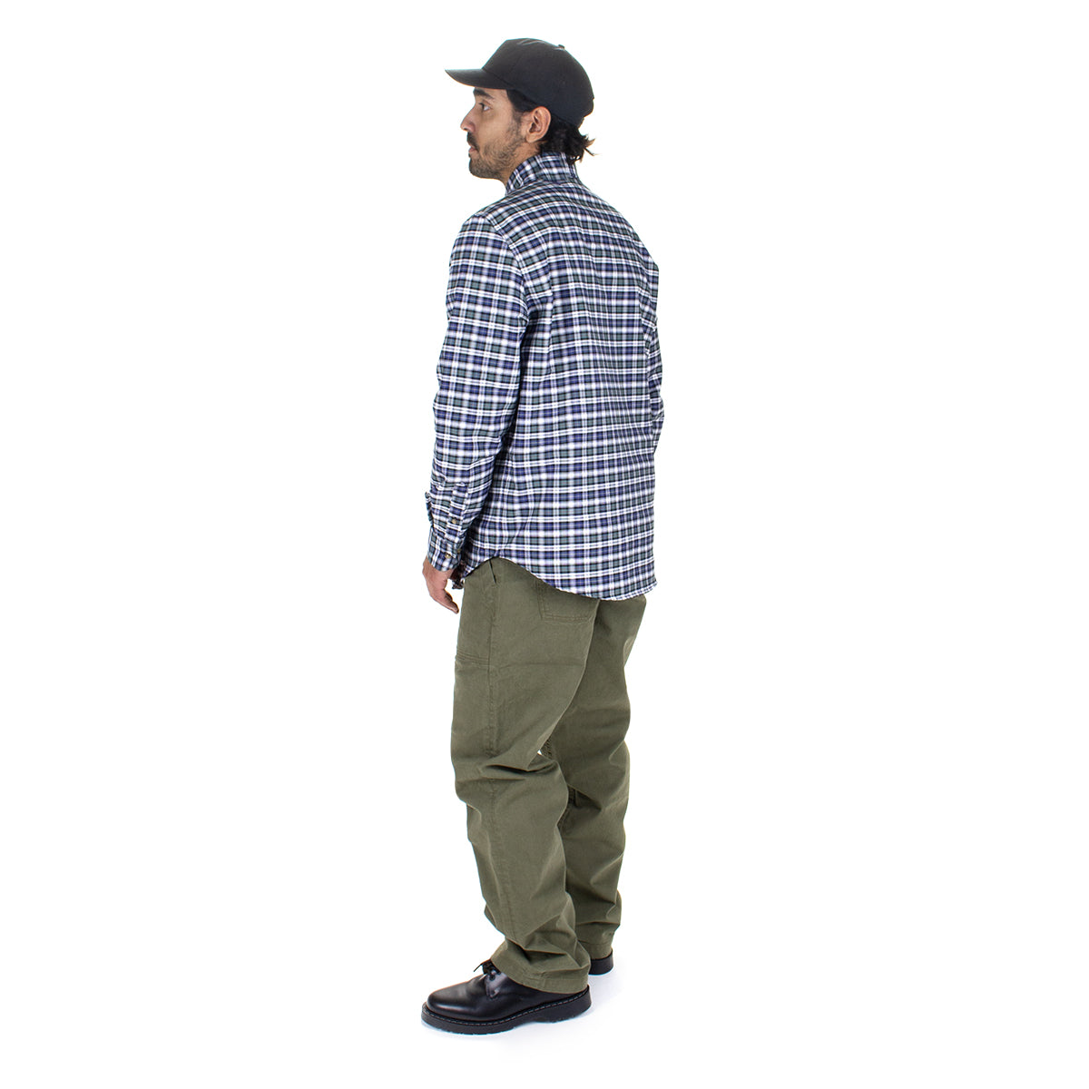 Noah | Pleated Fatigue Pants
Color : Army Green