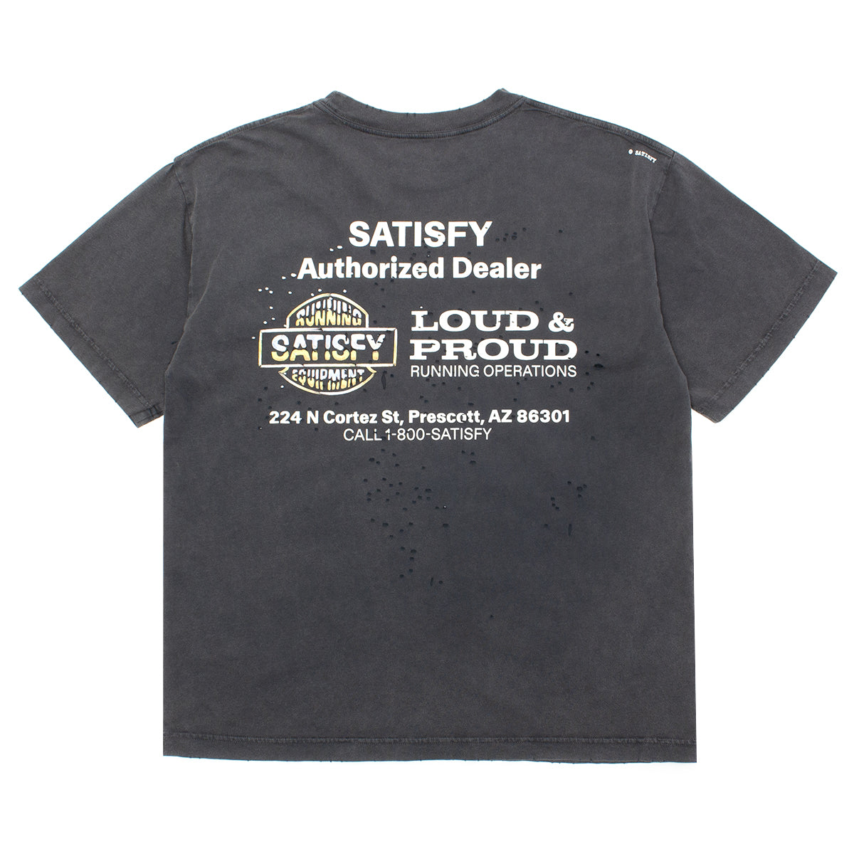 Satisfy - MothTech T-Shirt

Style # 11006-AB-EST1
Color : Aged Black