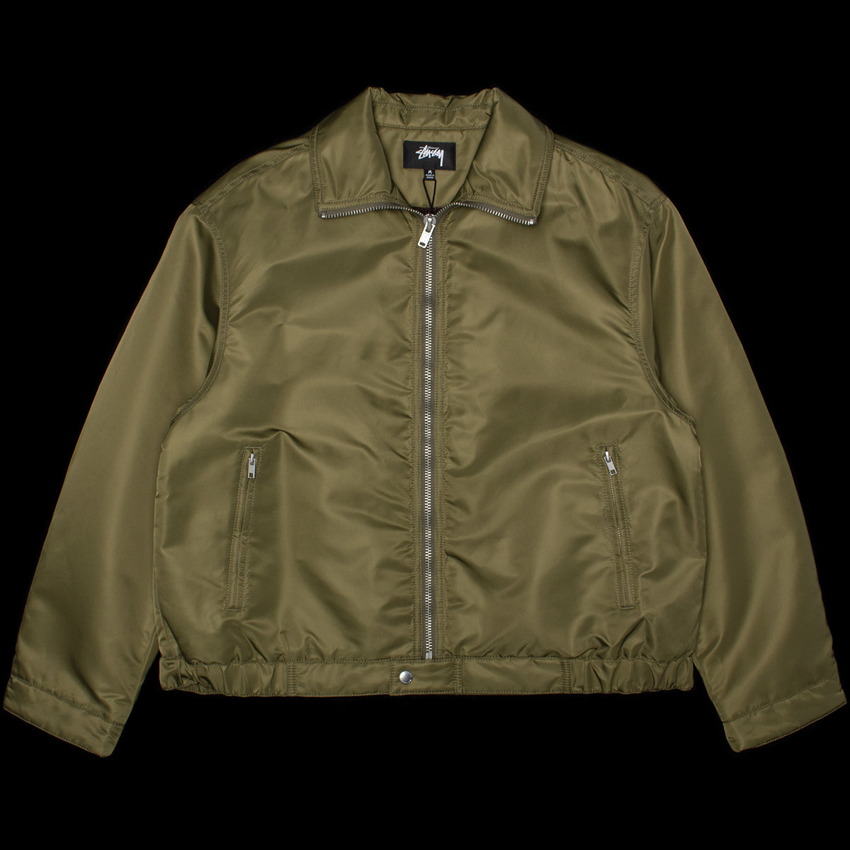 Stussy - Pile Lined Zip Jacket
Style # 115887
Color : Olive