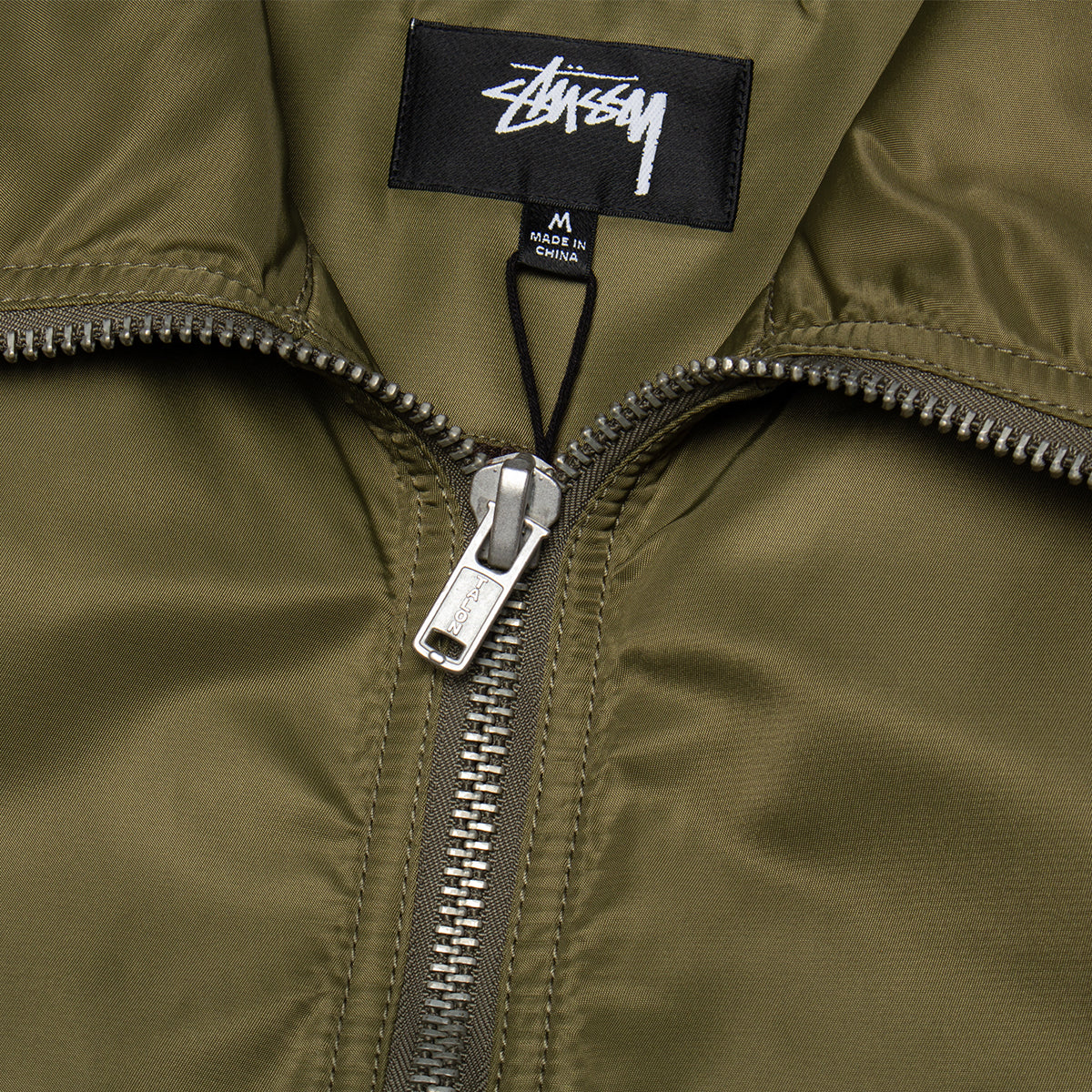 Stussy - Pile Lined Zip Jacket
Style # 115887
Color : Olive