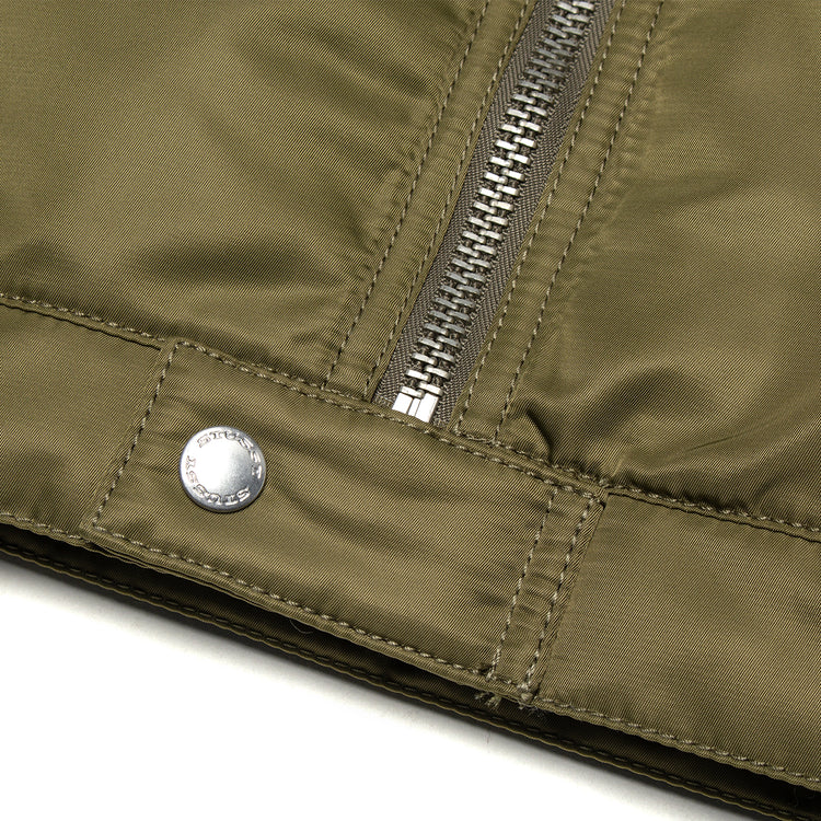 Stussy - Pile Lined Zip Jacket
Style # 115887
Color : Olive