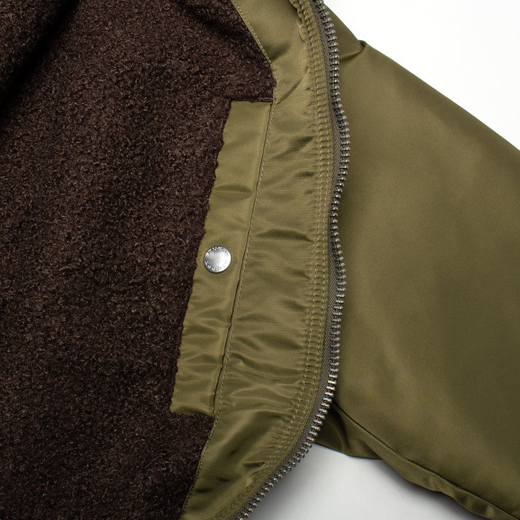 Stussy - Pile Lined Zip Jacket
Style # 115887
Color : Olive