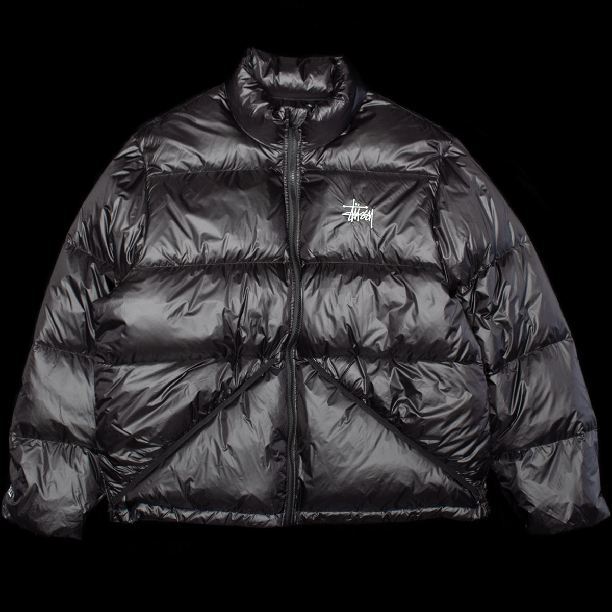 Stussy - Micro Ripstop Down Mock
Style # 115877
Color : Jet Black