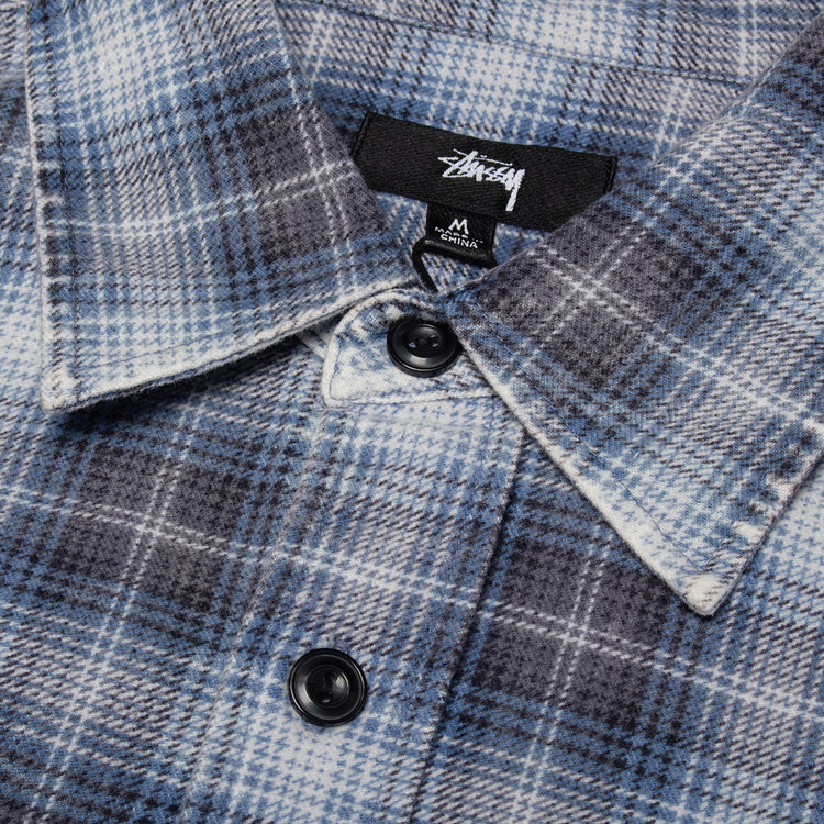 Stussy - Dax Plaid Shirt
Style # 1110402
Color : Blue