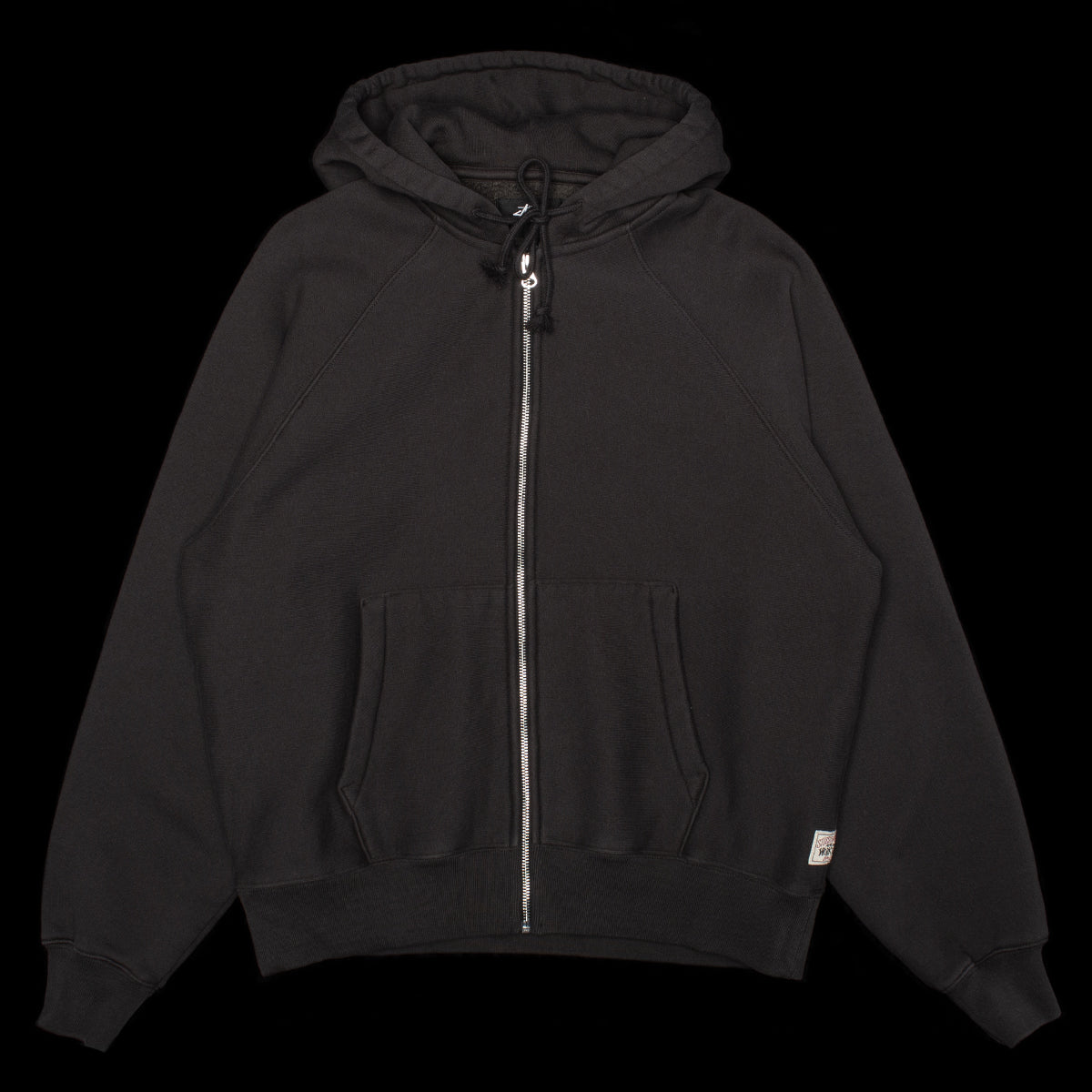 Stussy - Raglan Zip Hoodie
Style # 118571
Color : Washed Black