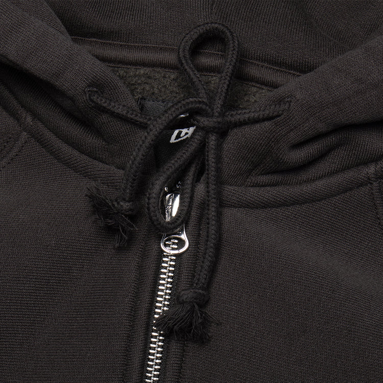 Stussy - Raglan Zip Hoodie
Style # 118571
Color : Washed Black