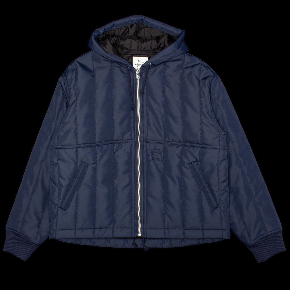 Stussy - Work Jacket Quilted Nylon
Style # 115858
Color : Navy