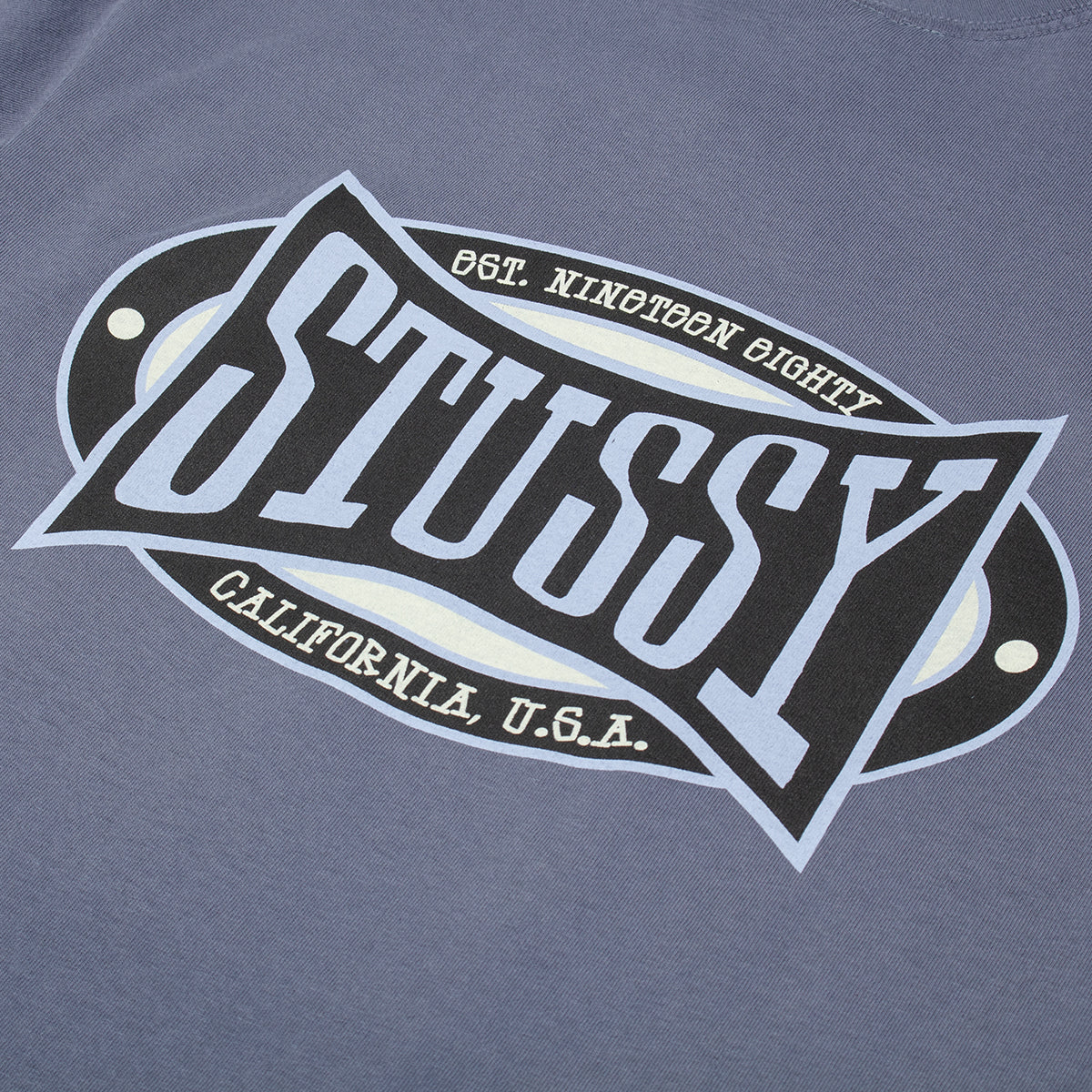 Stussy - Champion Oval Pigment Dyed T-Shirt
Style # 1905144
Color : Navy