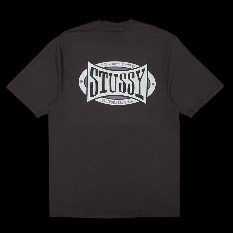 Stussy - Champion Oval Pigment Dyed T-Shirt
Style # 1905144
Color : Faded Black