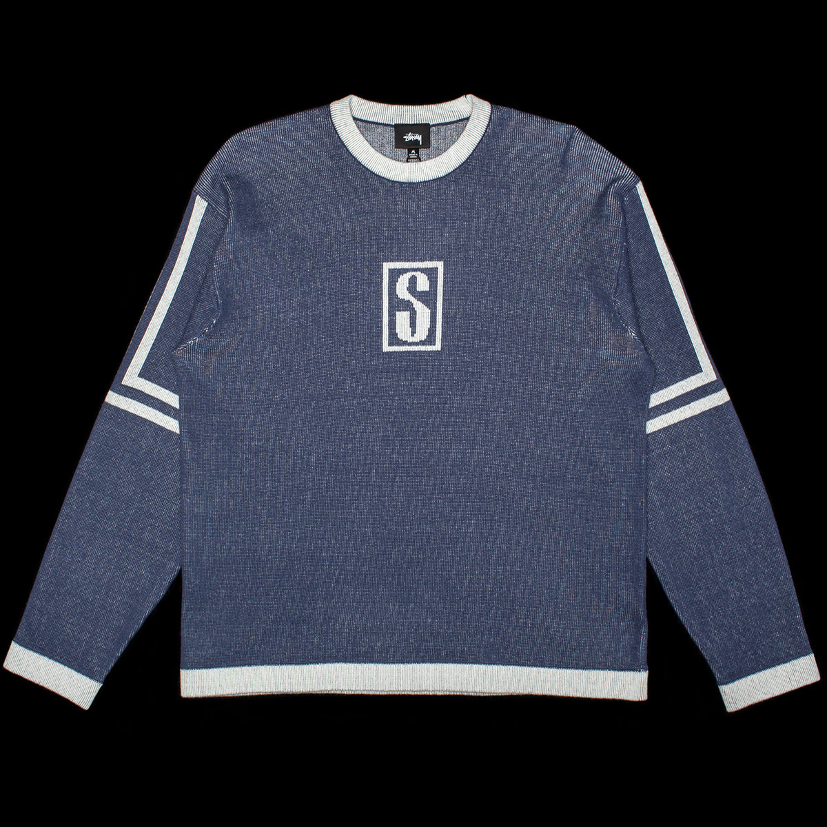 Stussy - Alpine Sweater
Style # 117279
Color : Blue