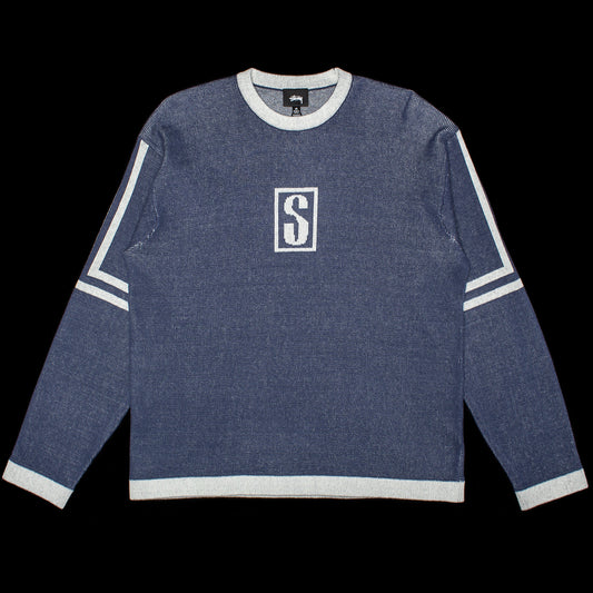 Stussy - Alpine Sweater
Style # 117279
Color : Blue