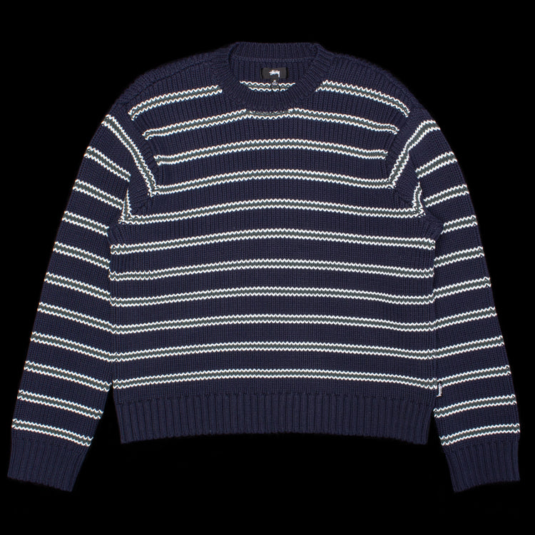 Stussy - Stripe Crew
Style # 117272
Color : Ocean
