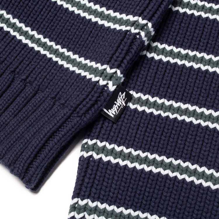 Stussy - Stripe Crew
Style # 117272
Color : Ocean