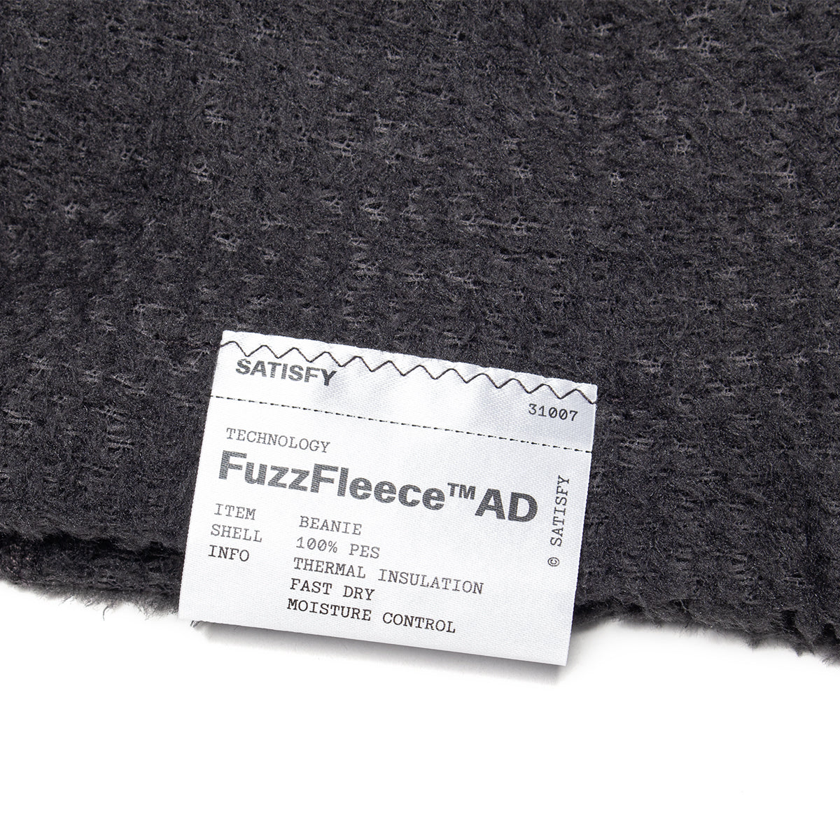 Satisfy - FuzzFleece AD Beanie
Color : Phantom