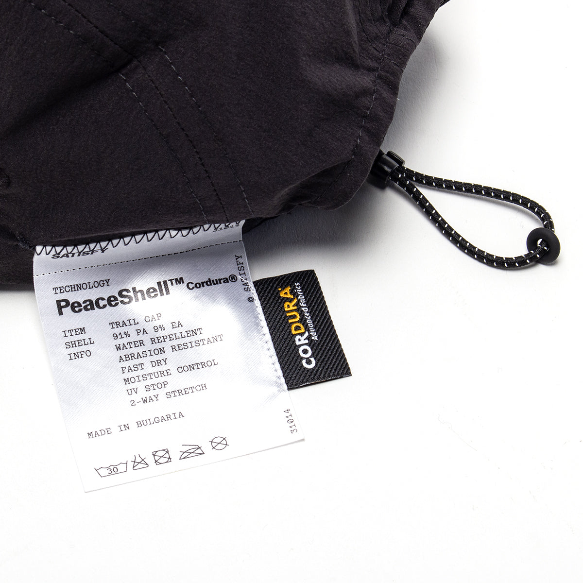 Satisfy - PeaceShell™ Cordura® Trail Cap
Color : Black