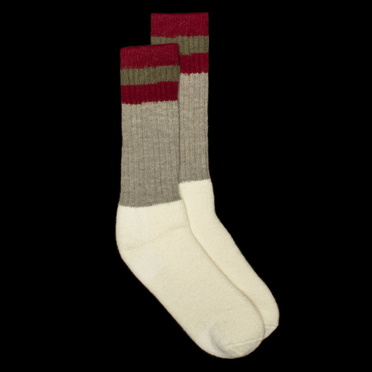 Filson | 1970's Logger Thermal Sock
Style #&nbsp;20075578
Color : Forest / Maroon