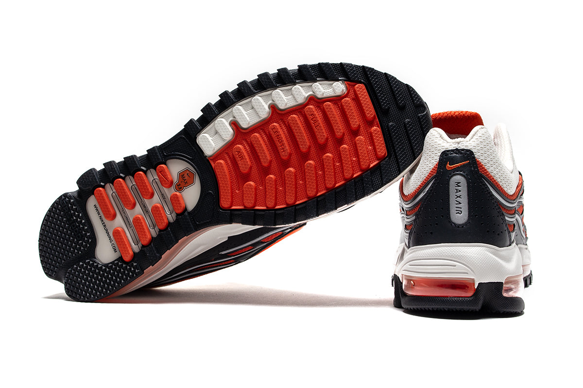 Nike | Air Max TL 2.5
Style # FZ4110-001
Color : Phantom / Total Orange / Dark Smoke Grey