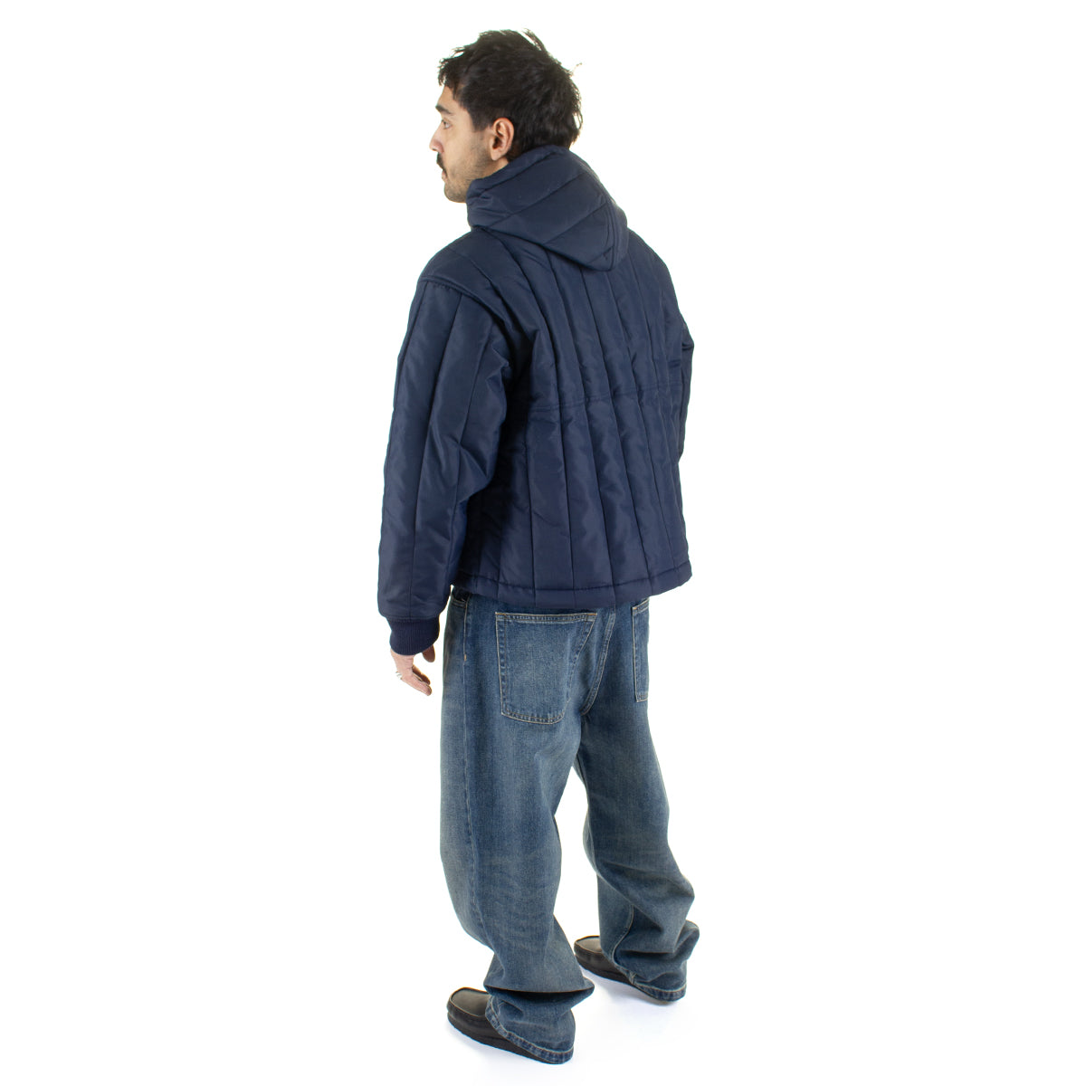 Stussy - Work Jacket Quilted Nylon
Style # 115858
Color : Navy