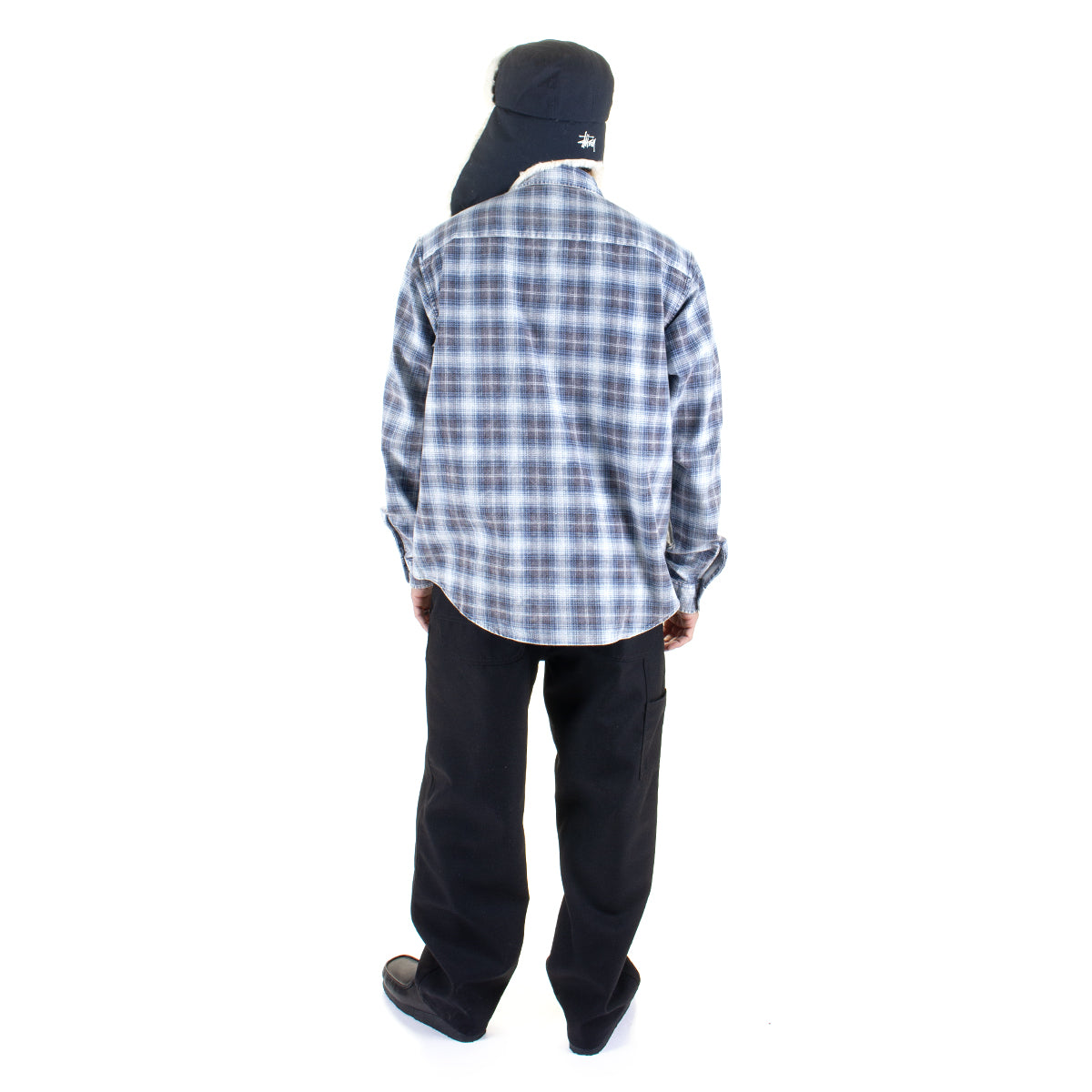 Stussy - Dax Plaid Shirt
Style # 1110402
Color : Blue