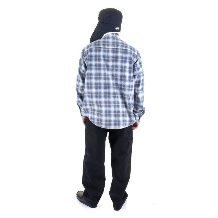 Stussy - Dax Plaid Shirt
Style # 1110402
Color : Blue