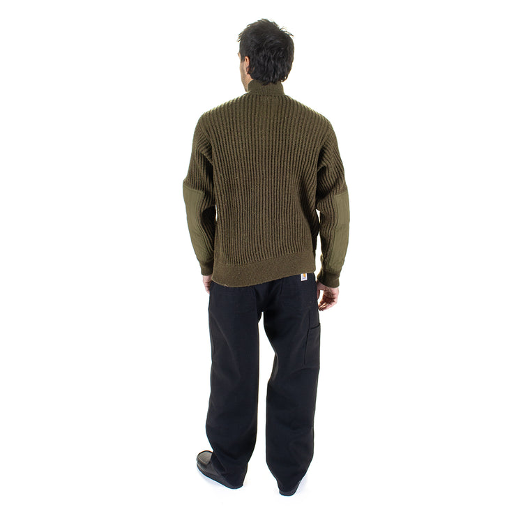 Stussy - Military Patch Zip Sweater
Style # 117269
Color : Green