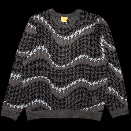 Dime | Houndstooth Knit
Color : Coal