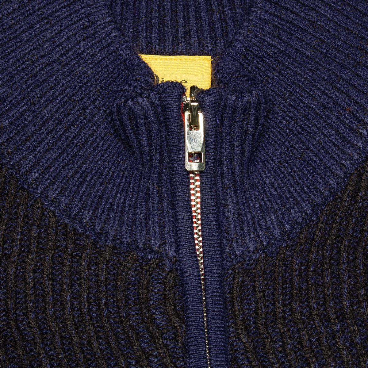 Dime | Double Zipper Knit
Color : Navy