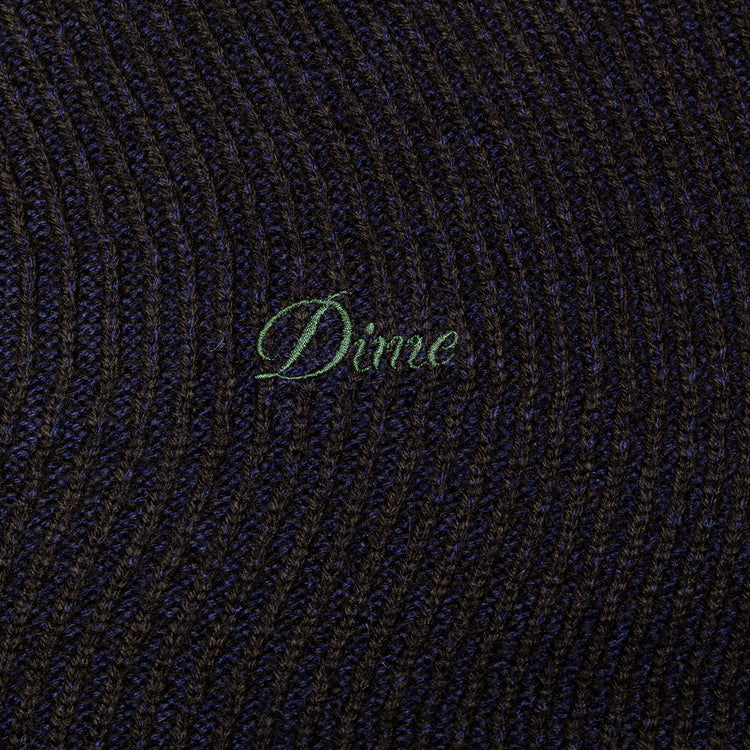 Dime | Double Zipper Knit
Color : Navy