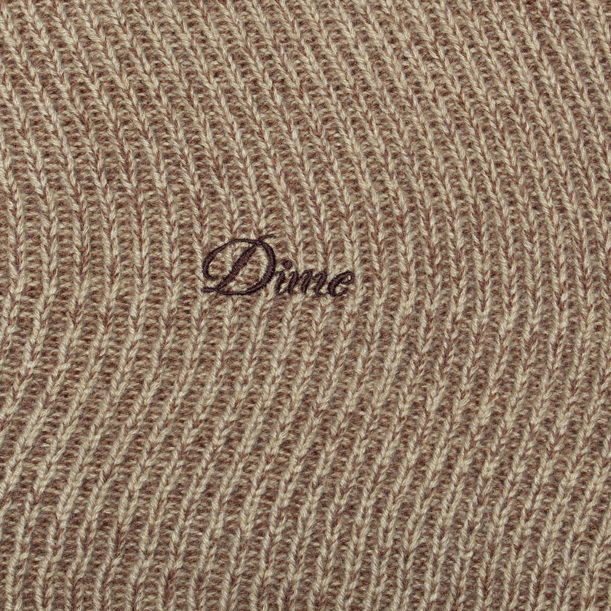 Dime | Double Zipper Knit
Color : Camel