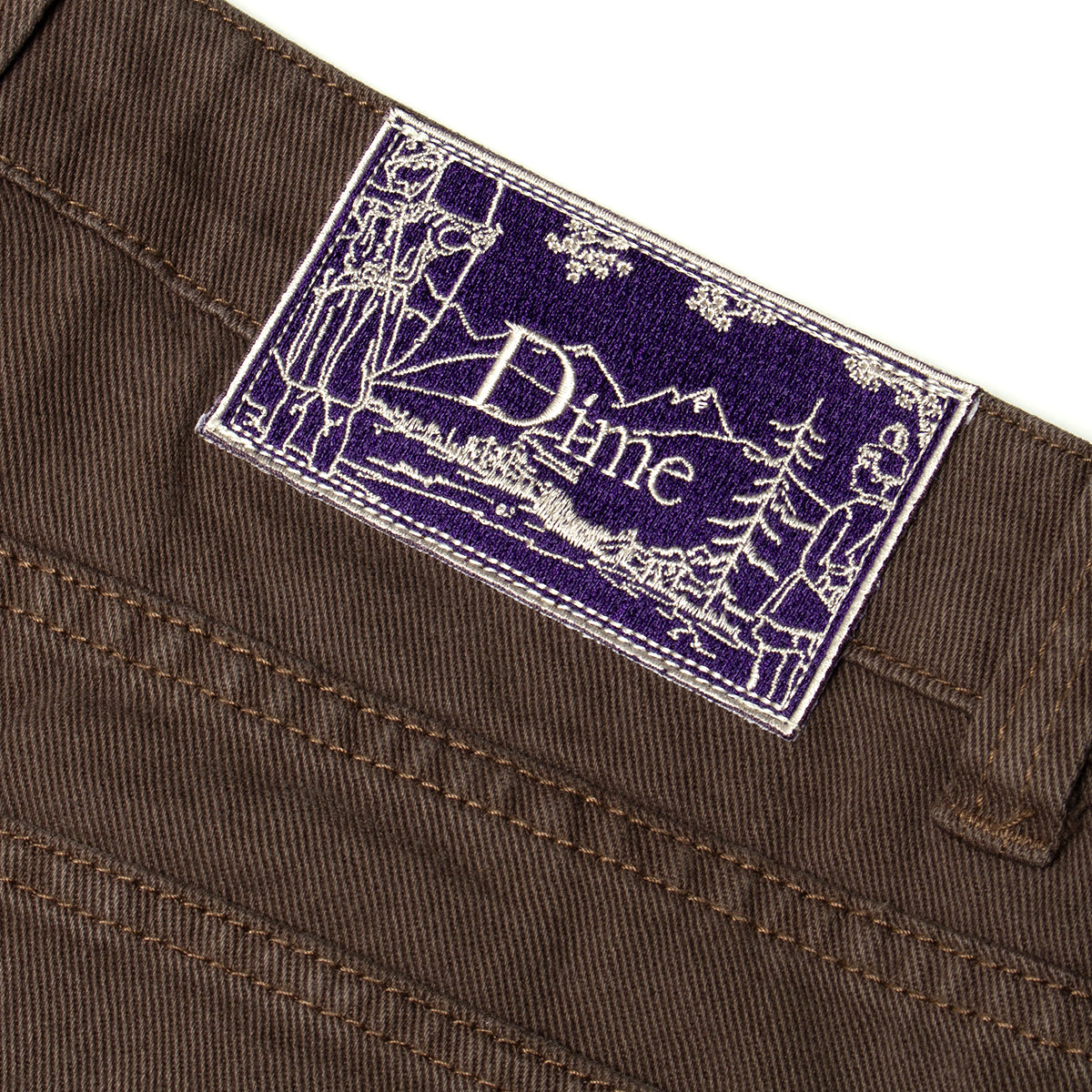 Dime | Classic Baggy Denim Pants
Color : Brown Washed