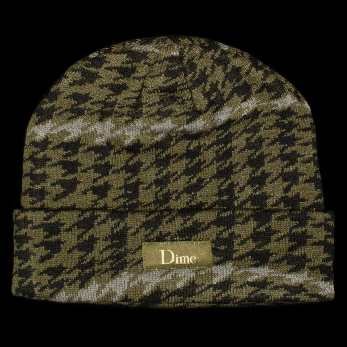 Dime | Wavetooth Cuff Beanie
Color : Army Green