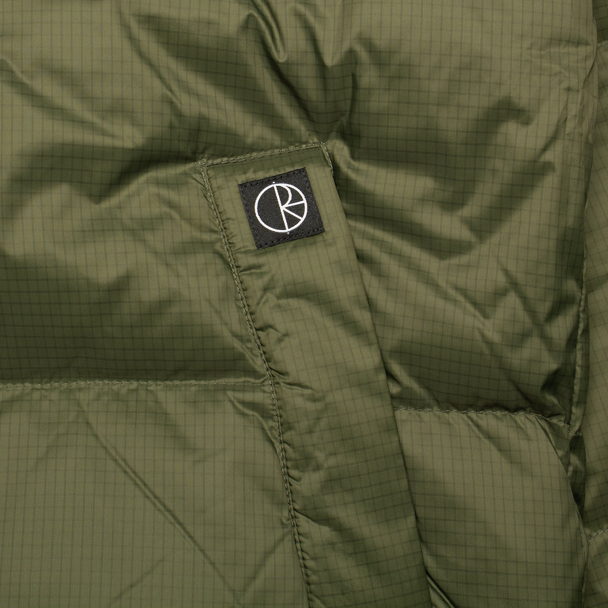 Polar | Soft Ripstop Puffer Jacket Color : Grey Green