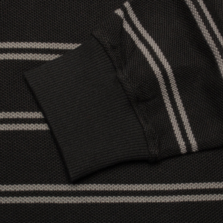 Polar | Striped L/S Polo Color : Black