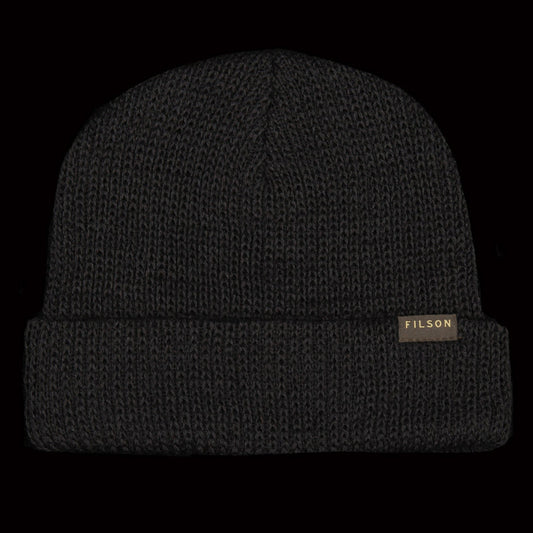 Filson - Watch Cap
Style # 11030235
Color :&nbsp;Black
Materials : 100% Wool
Made in USA