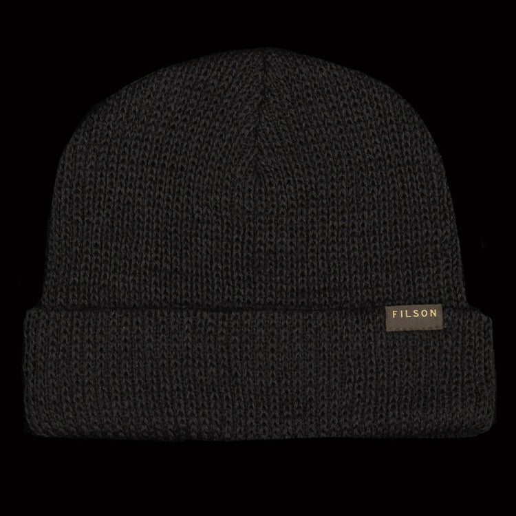 Filson - Watch Cap
Style # 11030235
Color :&nbsp;Black
Materials : 100% Wool
Made in USA