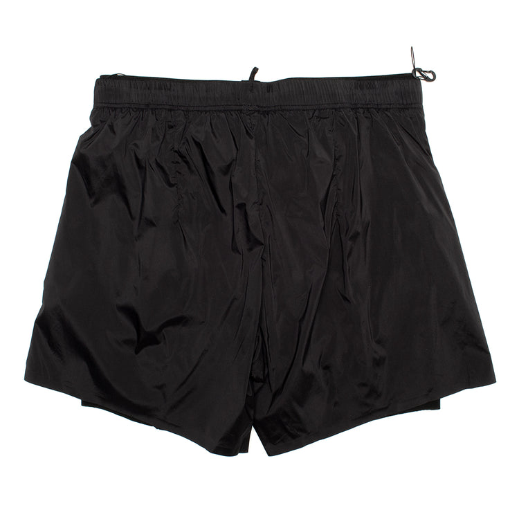 Satisfy - TechSilk Shorts 5"
Color : Black
Shell Materials : 88% Nylon / 12% Elastane
Lining Materials : 64% Nylon / 36% Elastane
Double waistband construction with drawcord
Quick-drying and anti-chafe Justice™ liner
2 front side pockets
Mini S-Carabiner clip
Sweatproof phone pocket
Detachable care label
Quick-drying
Regular fit