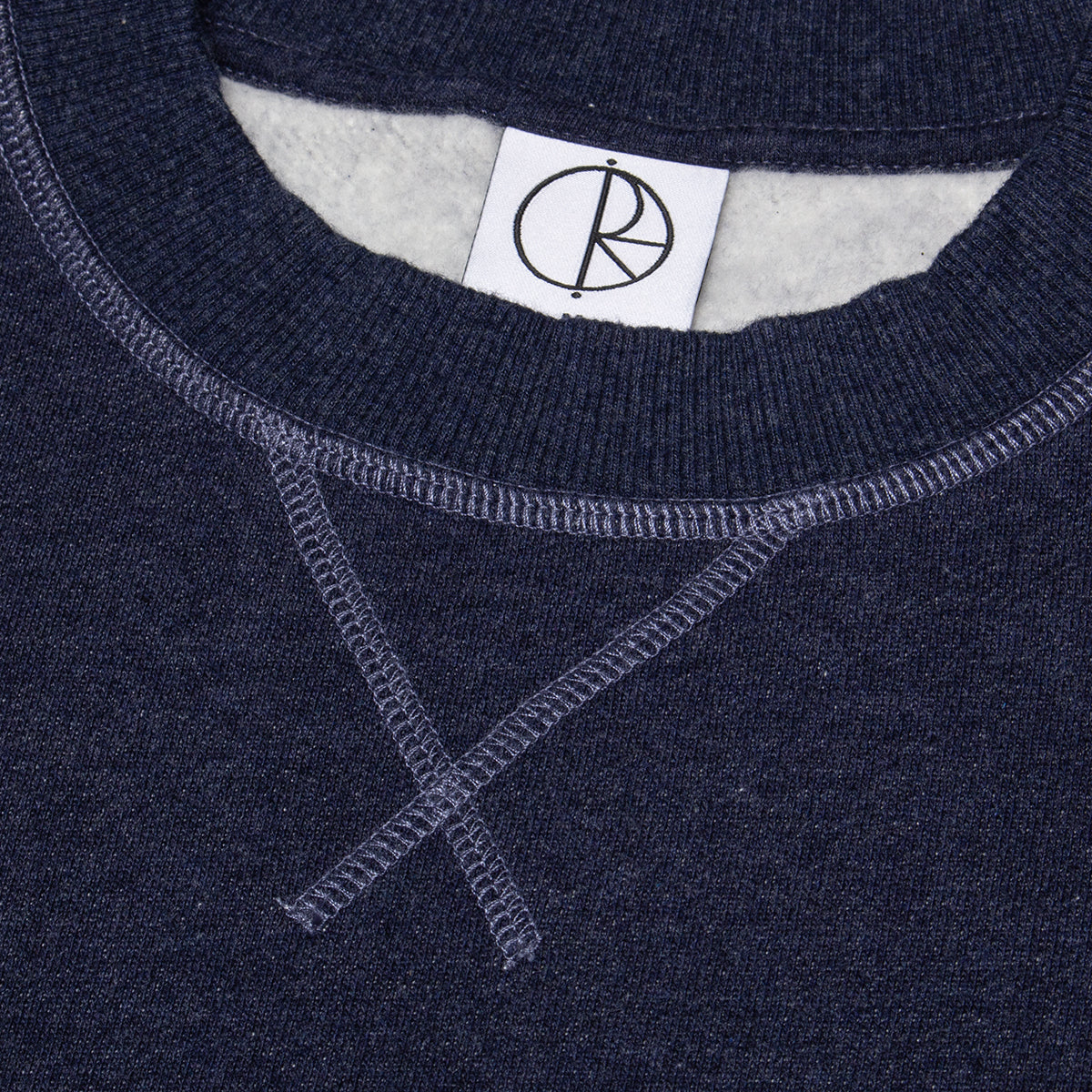 Polar Skate Co - Frankie Crewneck
Color : Navy Melange