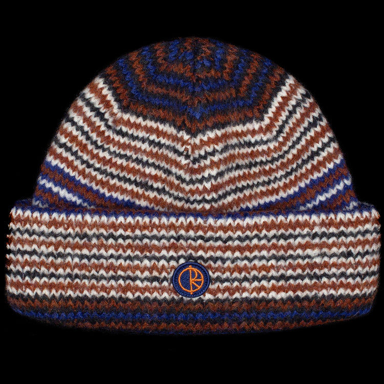 Polar Skate Co. - George Beanie
Color : Blue / Orange
Materials : 60% Acrylic / 14% Polyamide / 10% Polyester / 8% Viscose / 8% Wool
Jacquard knit
Double fold
One size
Made in Portugal