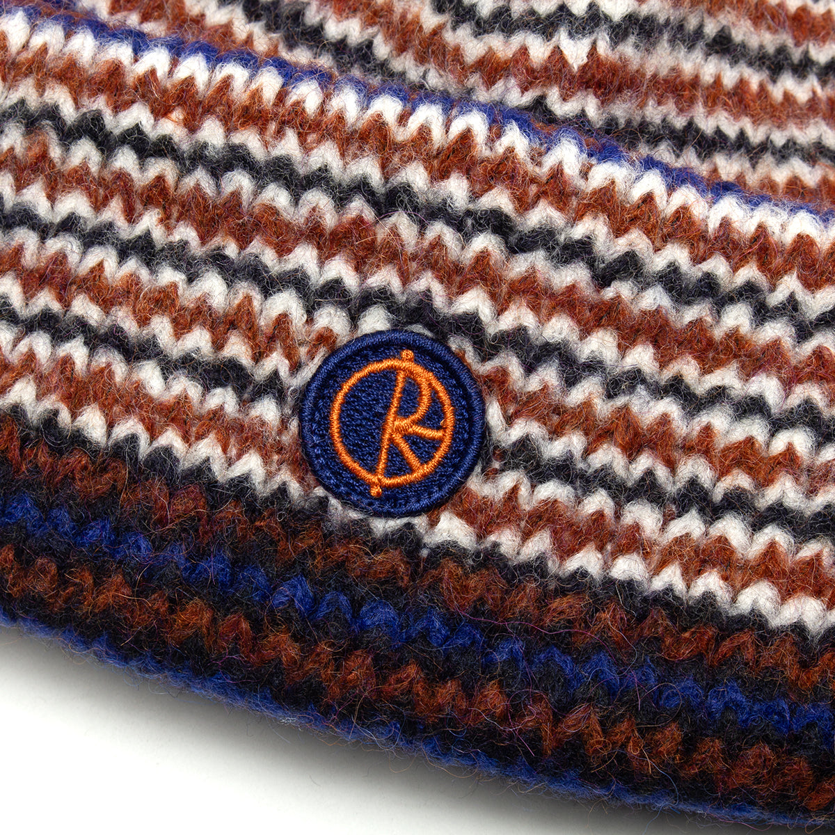 Polar Skate Co. - George Beanie
Color : Blue / Orange
Materials : 60% Acrylic / 14% Polyamide / 10% Polyester / 8% Viscose / 8% Wool
Jacquard knit
Double fold
One size
Made in Portugal