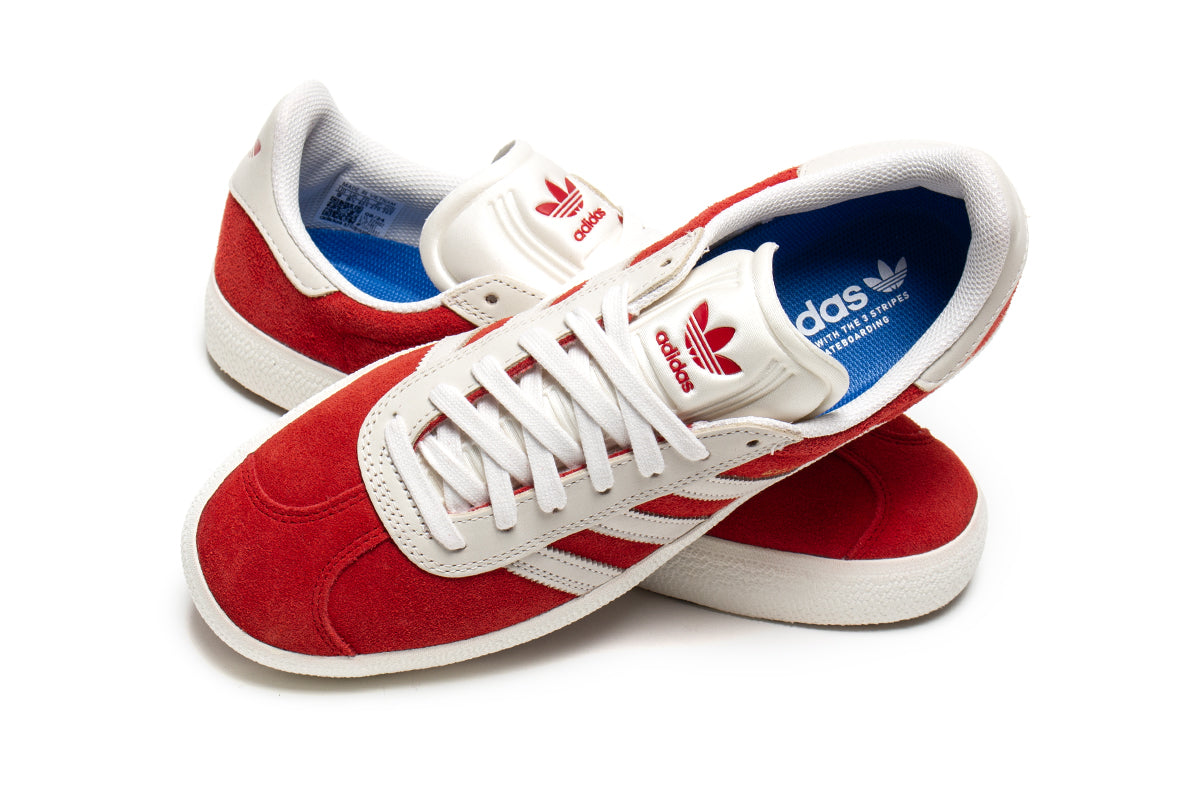 adidas Gazelle ADV - Better Scarlet/White/Gold 10.5 adidas Gazelle ADV - Better Scarlet/White/Gold 10.5
