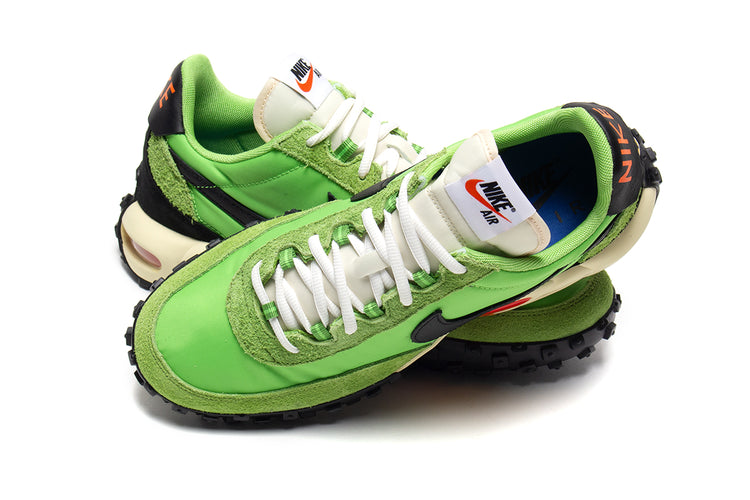 Nike | Air Max Waffle SP
Style # FV6946-301
Color : Action Green / Black / Total Orange
