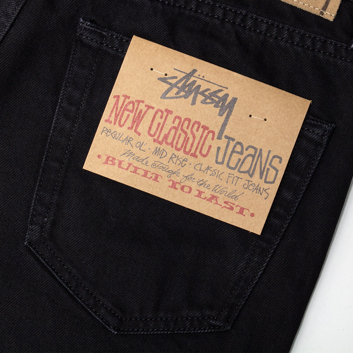 Stussy | New Classic Denim Jeans
Style # 116672
Color : Black