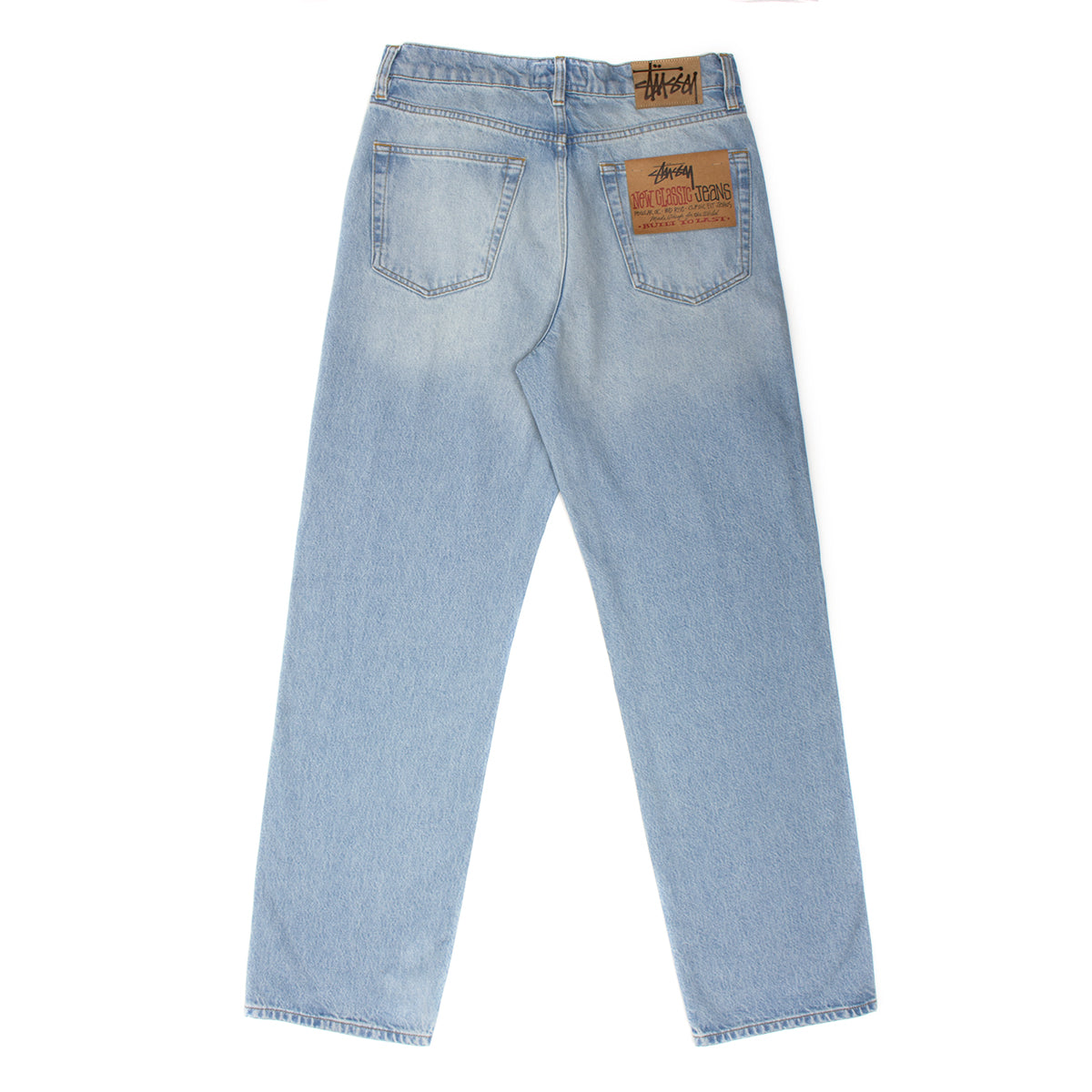 Stussy | New Classic Denim Jeans
Style # 116672
Color : Light Wash