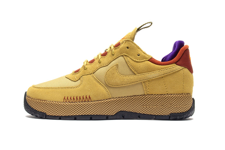 Nike | Women's Air Force 1 Wild Style # FB2348-700 Color : Wheat Gold