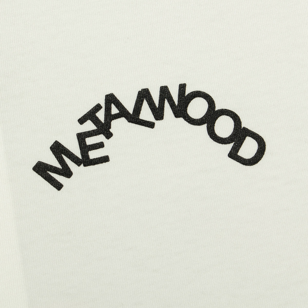 Metalwood | Jumbled T-Shirt
Color : White