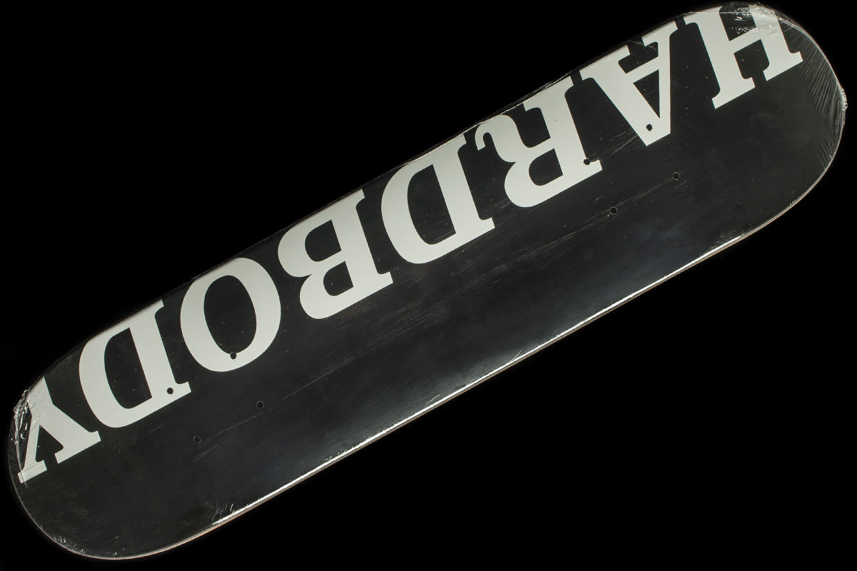 Hardbody - Logo Mini Deck

Color : Black / White
Width : 6.75"
Wheelbase : 11.75"
Length : 27.70"
Nose : 5.90"
Tail : 5.75"
Manufactured by BBS
Grip Tape not included, search grip to see options

Top ply color may vary