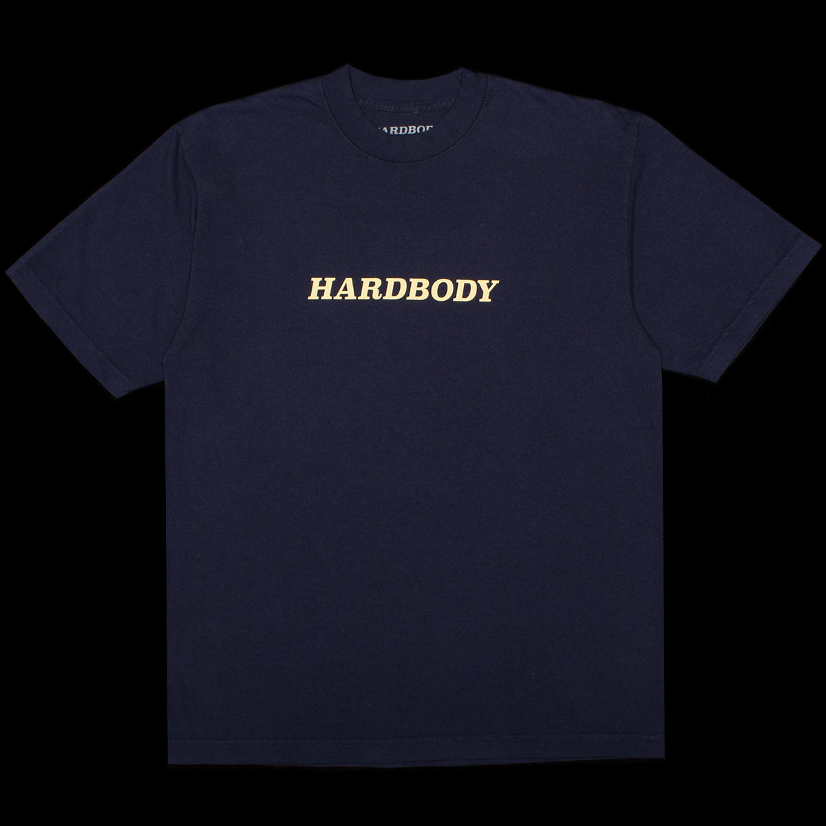Hardbody - OG Logo T-Shirt
Color : Navy
Materials : 100% Cotton
Printed graphics