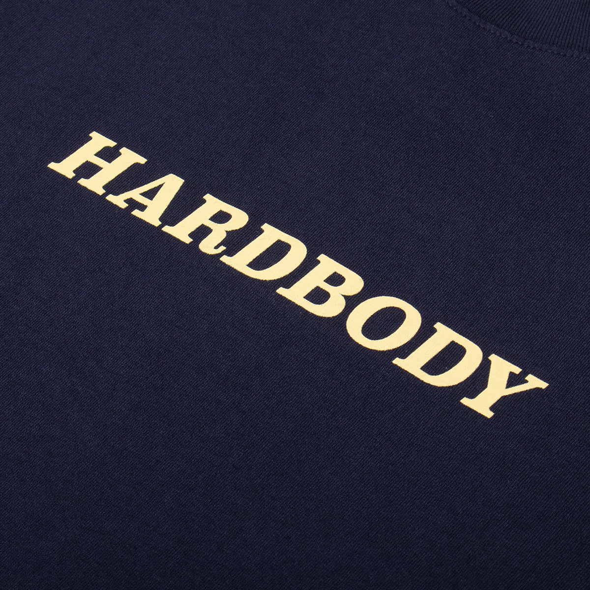 Hardbody - OG Logo T-Shirt
Color : Navy
Materials : 100% Cotton
Printed graphics