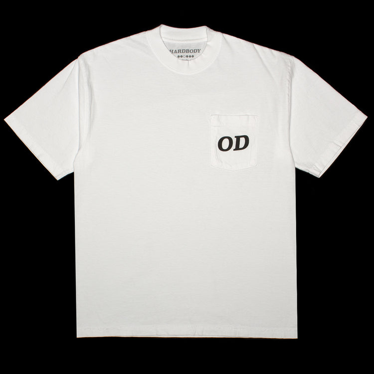 Hardbody - OD Pocket T-Shirt
Color : White
Materials : 100% Cotton
Printed graphics